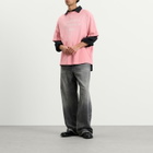 Acne Studios Men's Exford 1996 Short Sleeve T-Shirt in Tango Pink