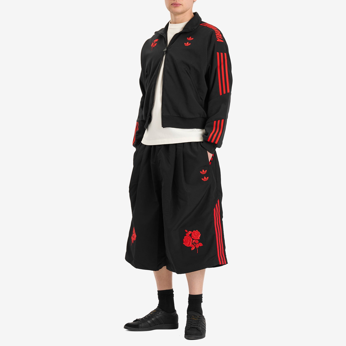 WILLY CHAVARRIA×ADIDAS ORI KNIT TRACKTOP Men's Willy Chavarria Knit Track Jacket Dark Marine – Slam Jam®