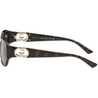 Gucci Brown Hailey Round Sunglasses
