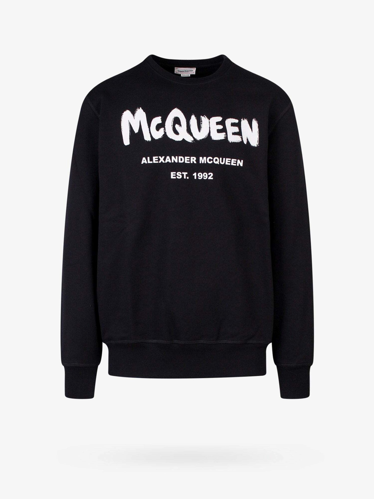 Alexander McQueen / スウェット/46/コットン/BLK Alexander Mcqueen Sweatshirt Black Mens Alexander McQueen