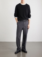 A.P.C. - Dylan Straight-Leg Wool-Blend Grain de Poudre Trousers - Gray
