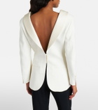 Róhe Satin-trimmed blazer