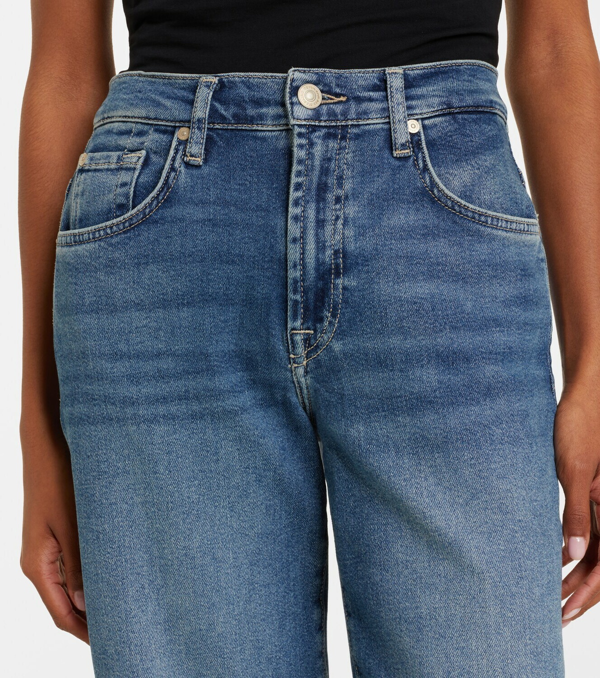 7 For All Mankind Stovepipe straight jeans