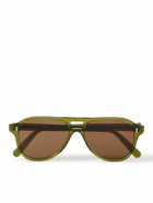 Mr P. - Killick Aviator-Style Acetate Sunglasses