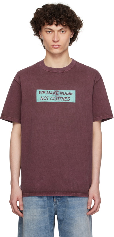 Photo: UNDERCOVER Burgundy UC1D9810-2 T-shirt