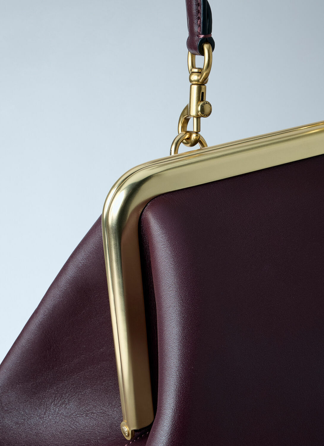 Coach Large Kisslock Frame Handbag