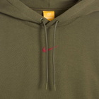 Nike X Nocta Fleece Hoodie in Khaki/Red