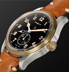 Montblanc - 1858 Automatic 44mm Stainless Steel and Leather Watch - Men - Black