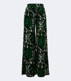 La DoubleJ Printed jersey palazzo pants