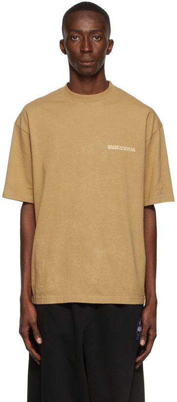 Photo: Balenciaga Crinkled Logo T-Shirt
