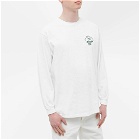 Flagstuff Men's Long Sleeve Angel T-Shirt in White