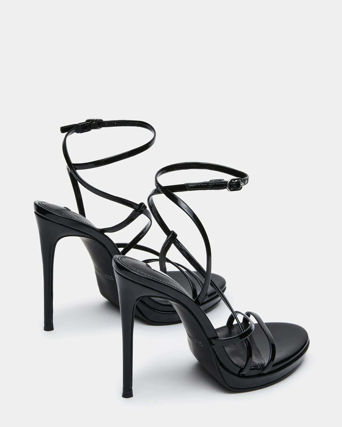 Steve Madden Wess Heels in Black Patent