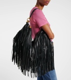 Chloé Foulard fringed leather shoulder bag