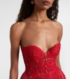 Magda Butrym Crochet cotton corset dress