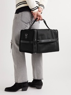 SAINT LAURENT - Logo-Print Leather-Trimmed ECONYL Holdall