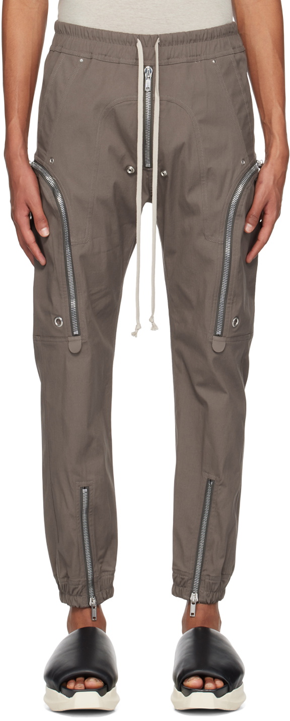 Rick Owens Gray Bauhaus Cargo Pants Rick Owens