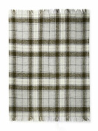 The Conran Shop - Fringed Checked Alpaca-Blend Bouclé Throw