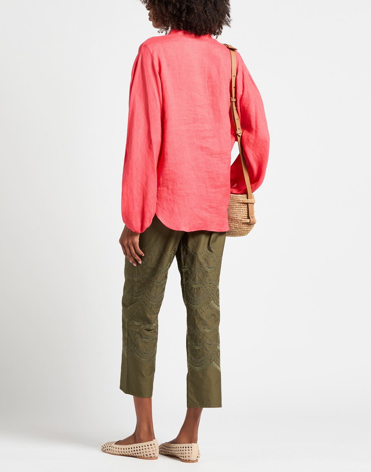 Eleventy Womens Top Coral