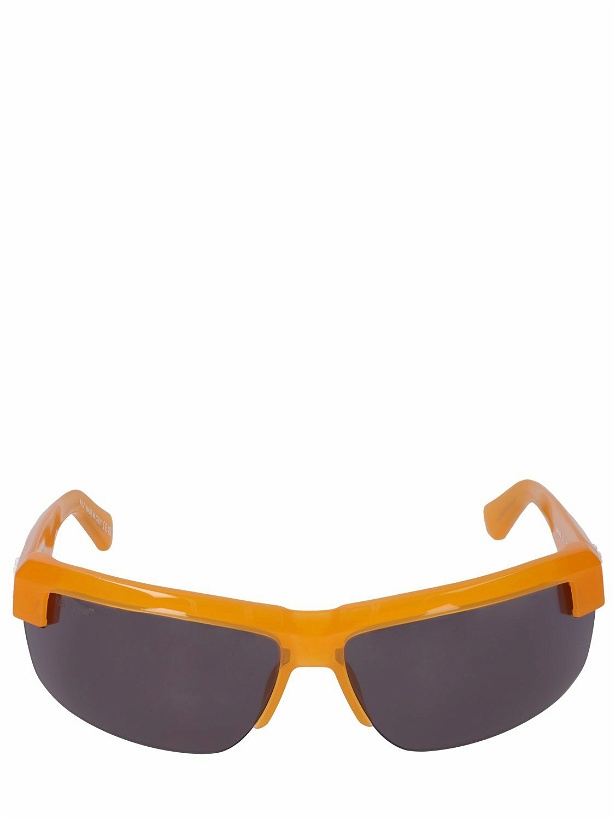 Photo: OFF-WHITE Toledo Mask Acetate Sunglasses
