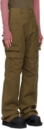 Rick Owens Brown Porterville Stefan Cargo Pants