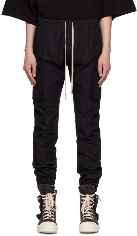 Photo: Rick Owens DRKSHDW Black Mastodon Cut Cargo Pants