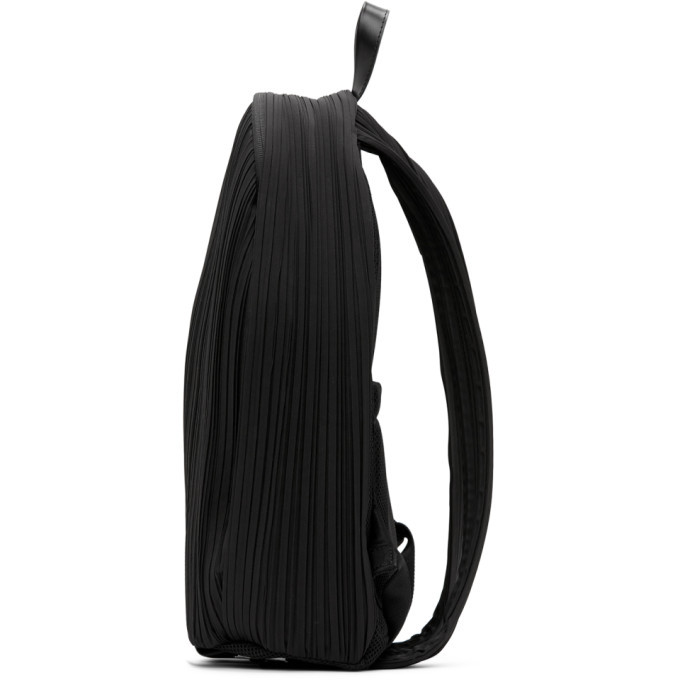 Pleats Please Issey Miyake Black Pleats Backpack Pleats