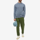 A.P.C. Men's Pierre Lambswool Crew Knit in Blue Mix