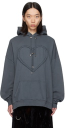Collina Strada Navy Heart Hoodie