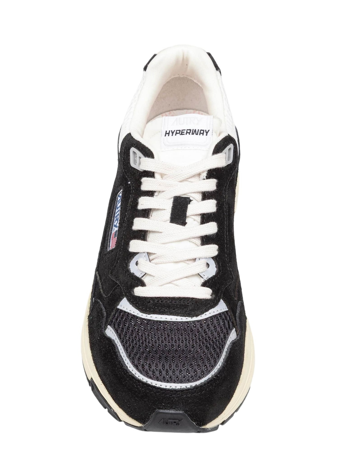 Autry Sneakers Hyperway Suede And Mesh Sneakers Black Color