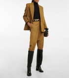 Khaite - Admiral leather knee-high boots