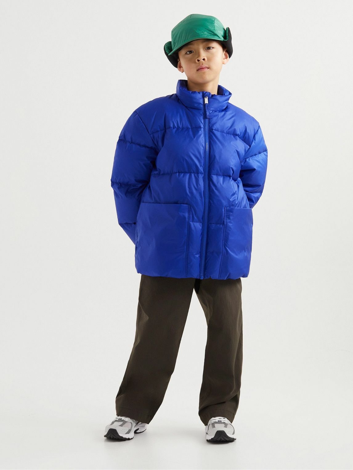 ARKET Kids - Paddy Quilted Recycled-Shell Down Jacket - Blue