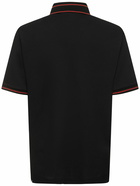 GUCCI Cotton Blend Piquet Polo Shirt