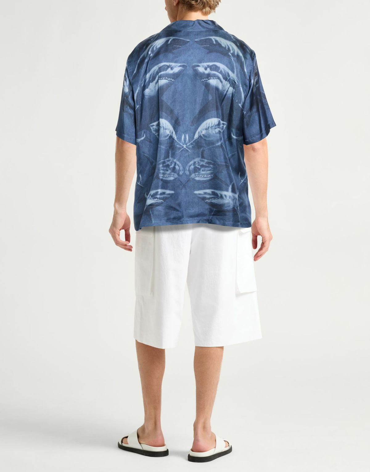 Burberry Mens Shirt in Navy