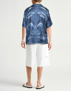 Burberry Mens Shirt in Navy