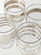 Tom Dixon - Tank Set of Four Painted Lowball Glasses