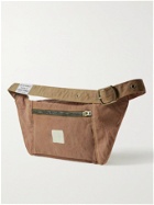 GALLERY DEPT. - Logo-Print Distressed Canvas Belt Bag
