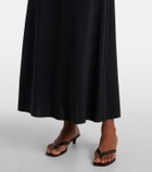 Eres Miss bow-detail one-shoulder maxi dress