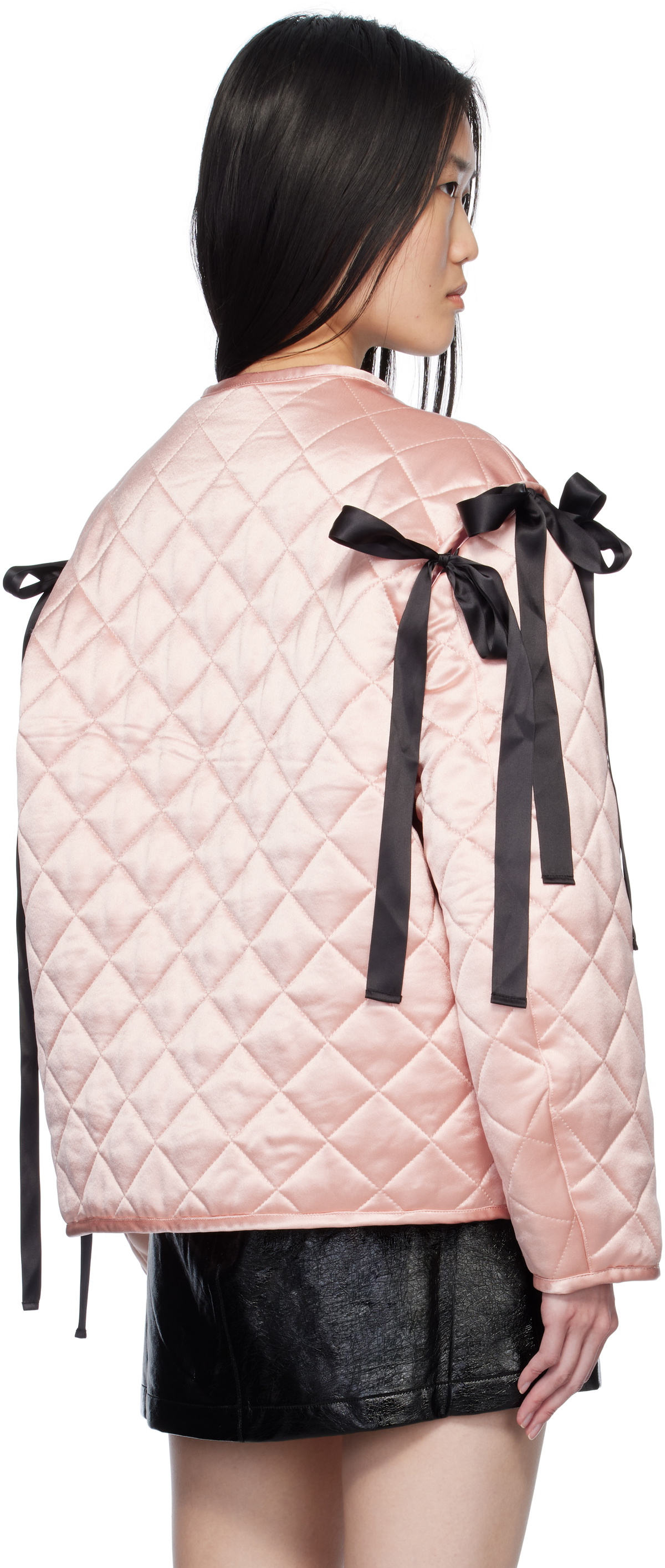 Sandy Liang Pink Subi Jacket