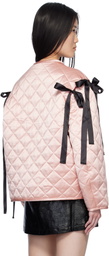 Sandy Liang Pink Subi Jacket
