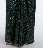 Christopher Esber Gathered sequined gown