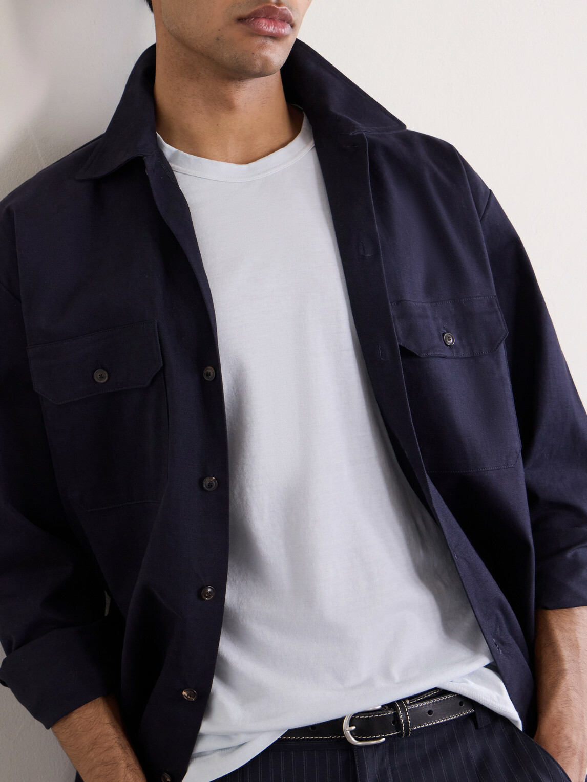 James Perse - Combed Cotton-Jersey T-Shirt - Blue
