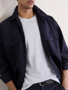 James Perse - Combed Cotton-Jersey T-Shirt - Blue
