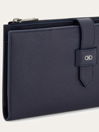 Ferragamo Mens Gancini document holder in Blue