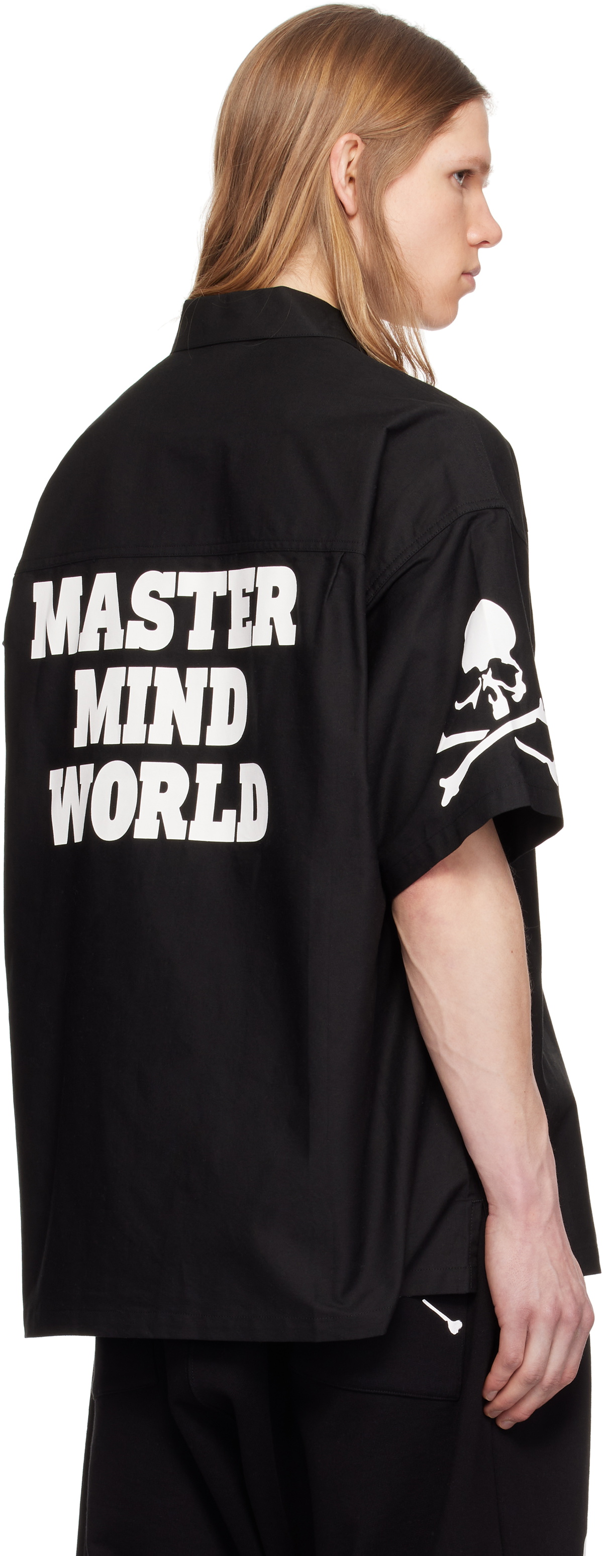 MASTERMIND WORLD Black Oxford Shirt