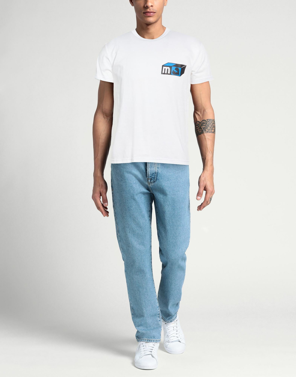 Modes Mens T-shirt in White
