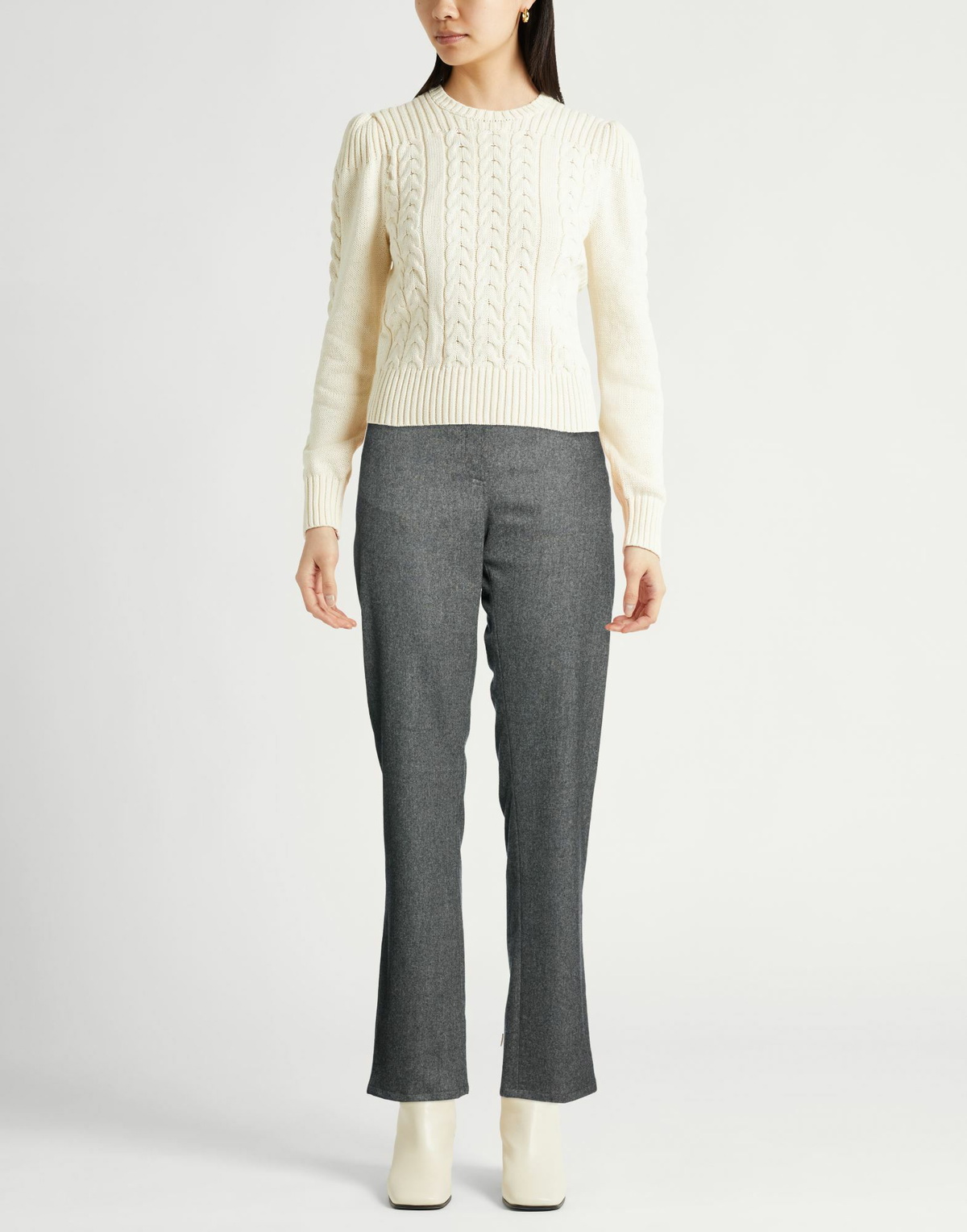 Khaite Womens Pants in Grey