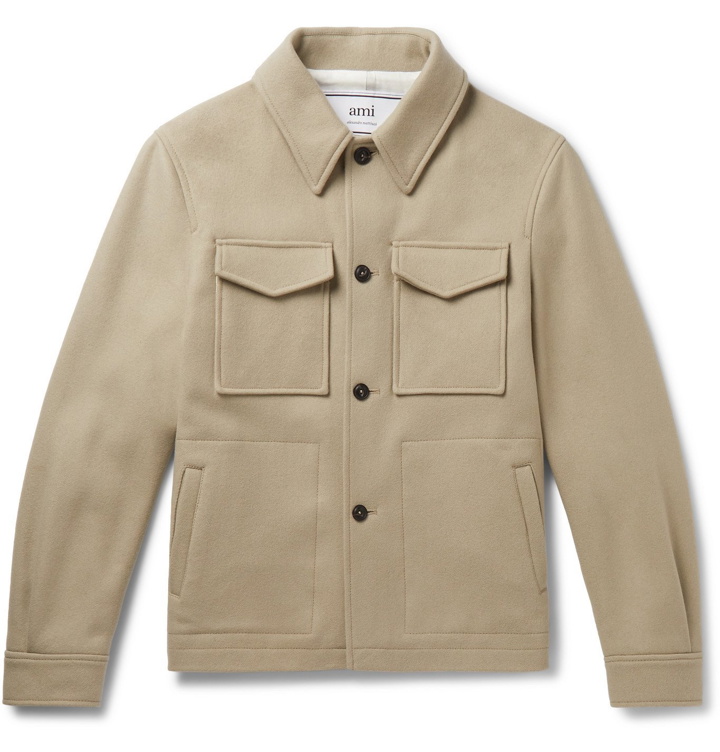 Photo: AMI - Wool-Blend Blouson Jacket - Neutrals