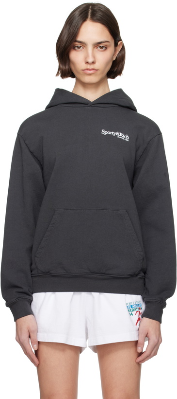 Photo: Sporty & Rich Black HWCNY Hoodie