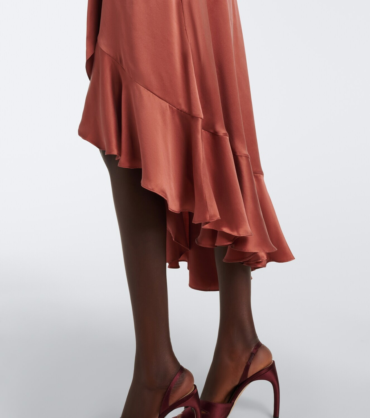 Zimmermann Silk satin wrap dress