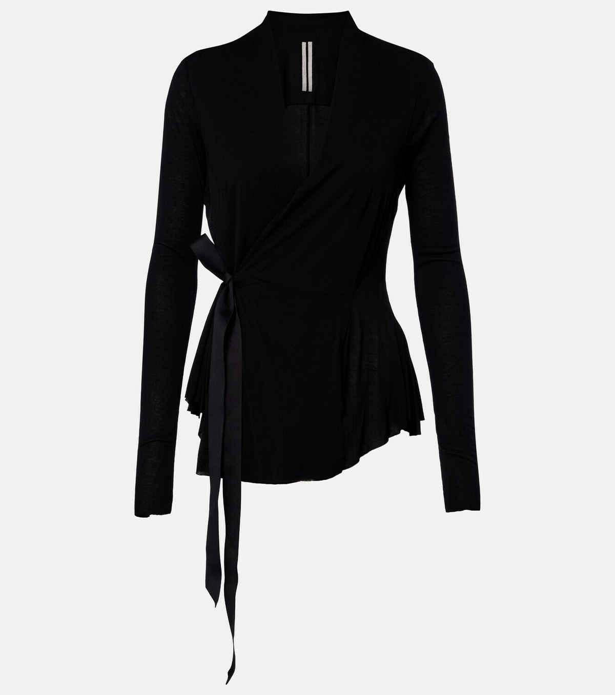 Rick Owens Bow-detail wrap cardigan